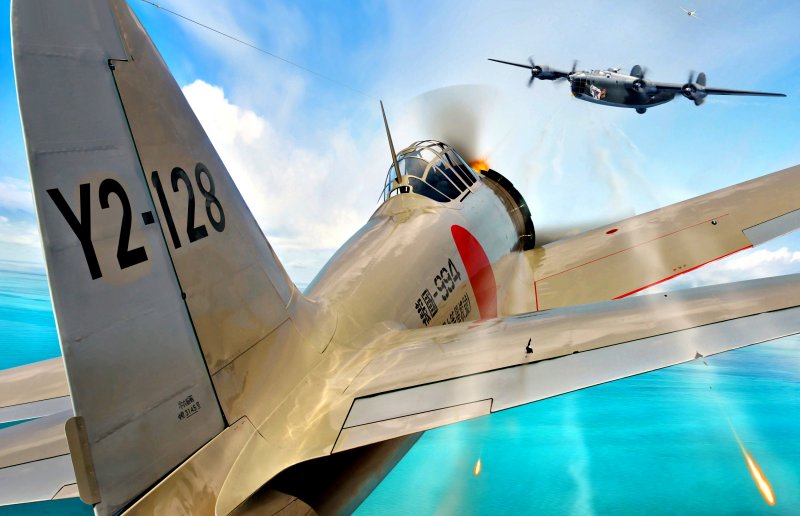 Самолет a6m2 Zero