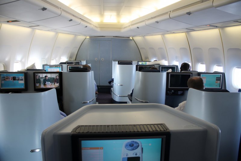 Boeing 747-400 интерьер