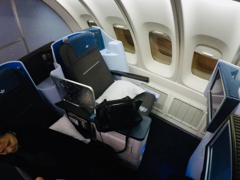KLM 747 Business