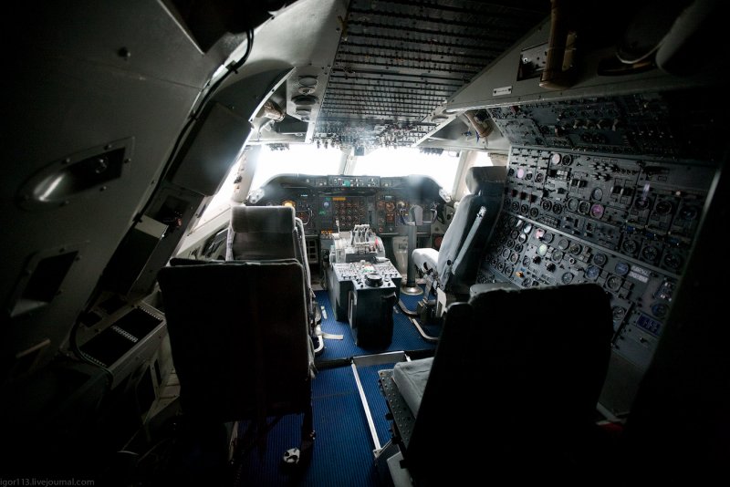 Boeing 747-100 кабина
