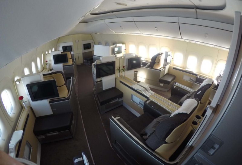 Boeing 747-8 Lufthansa first class