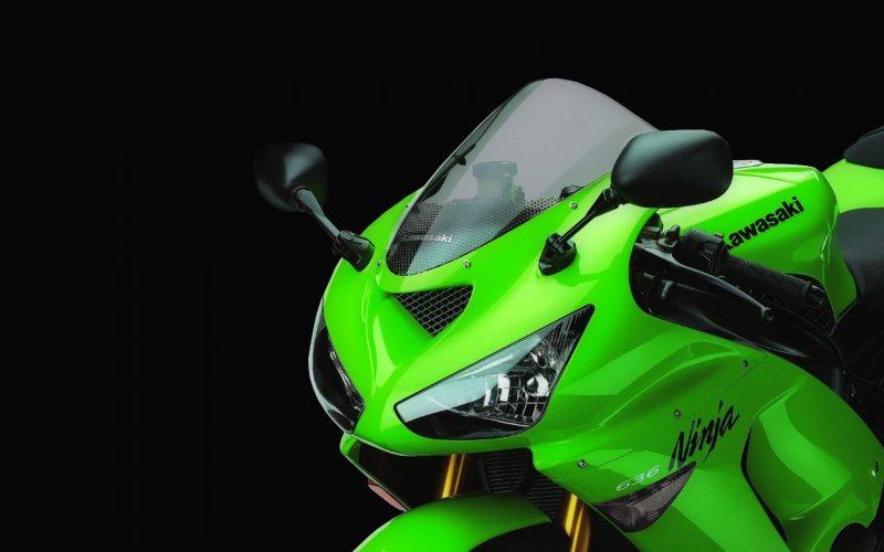 Спортбайк Кавасаки ниндзя zx6r