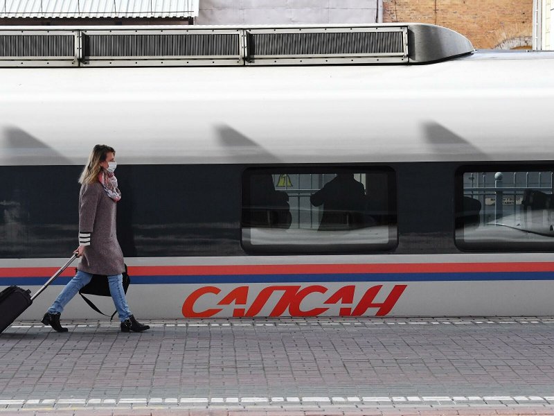 Москва-Санкт-Петербург ЖД Сапсан