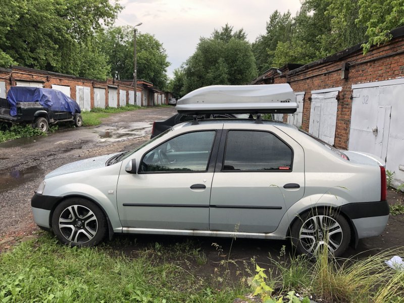 Бокс на крышу Рено Логан 1