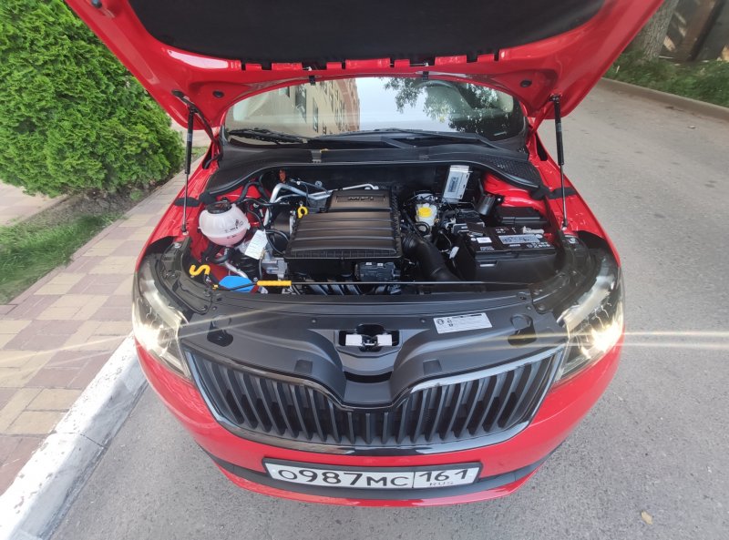 Fabia RS подкапотка