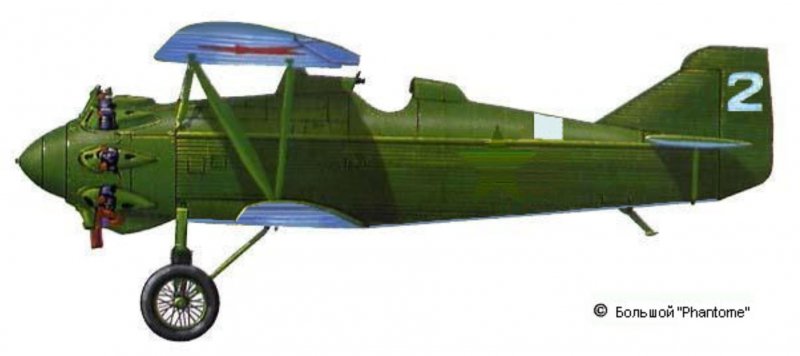 Советский истребитель ант-5 и-4 и-42