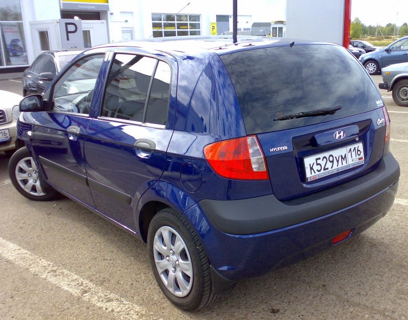 Хендай Гетц 2008 синий