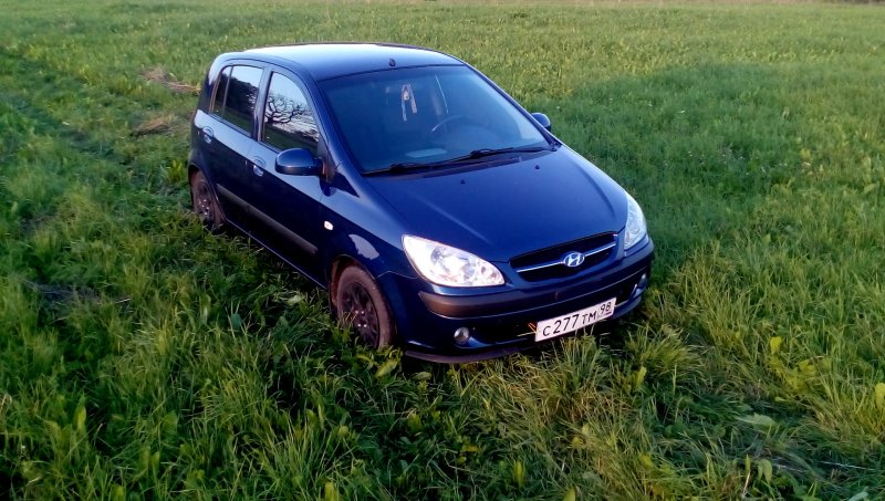 Хендай Гетц 2008 синий