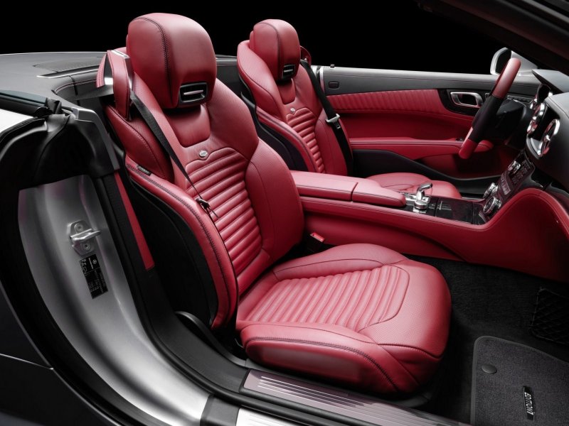 Mercedes-Benz SL 2013 Red Interior