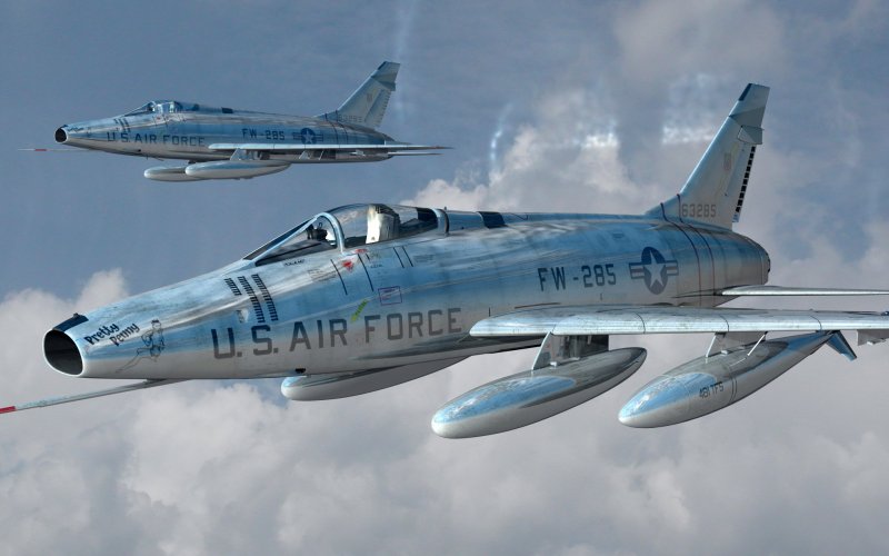 North American f-100 super Sabre