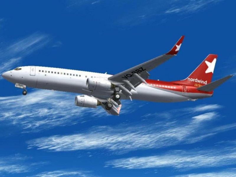 Самолет Airbus a321 авиакомпании Nordwind