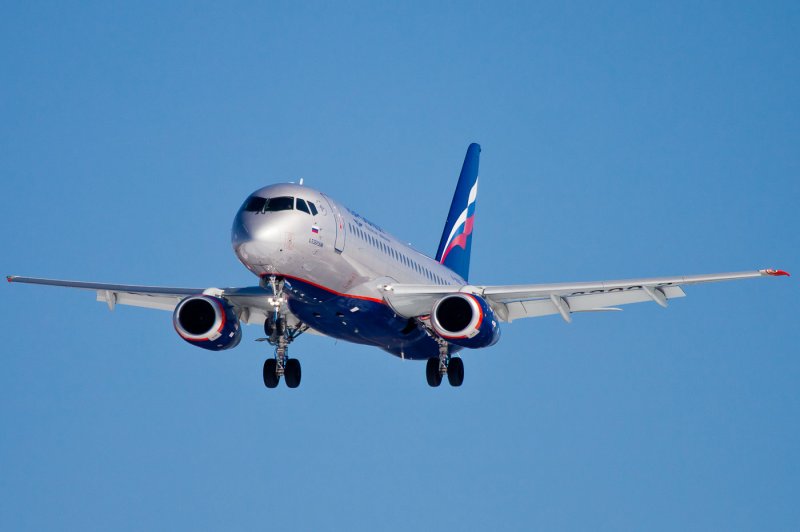 Самолет Sukhoi Superjet 100 авиакомпания «Аэрофлот»