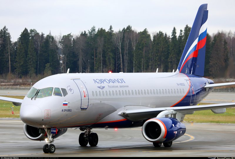 Sukhoi Superjet su-100-95 Аэрофлот