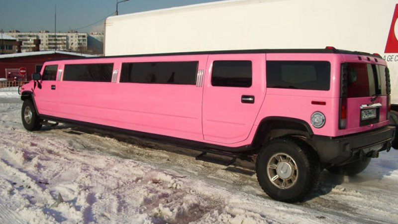 Hummer h3 розовый