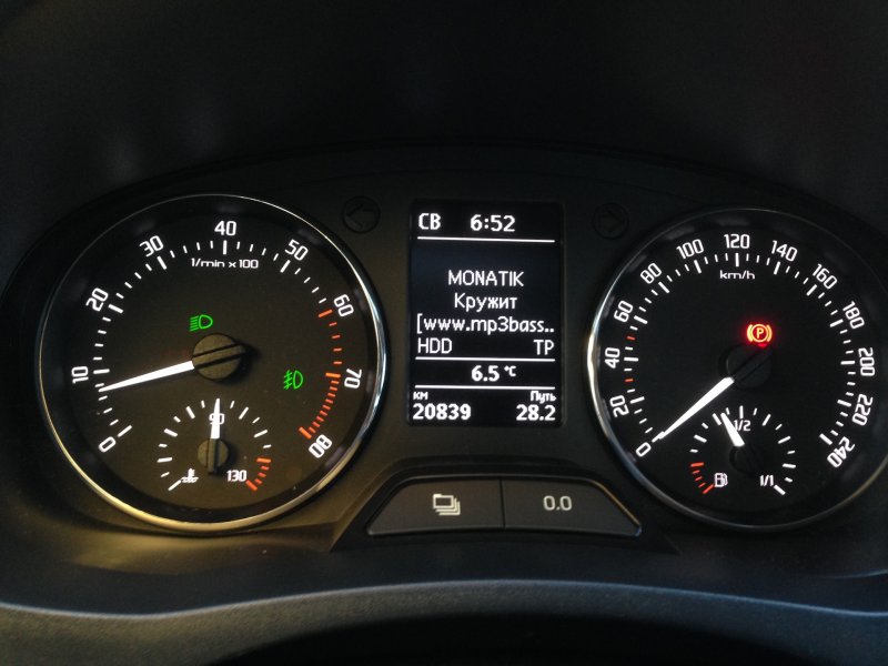 Приборка Skoda Octavia a5