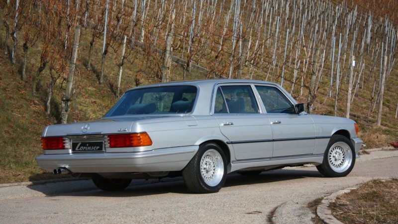 Mercedes Benz w116 stance