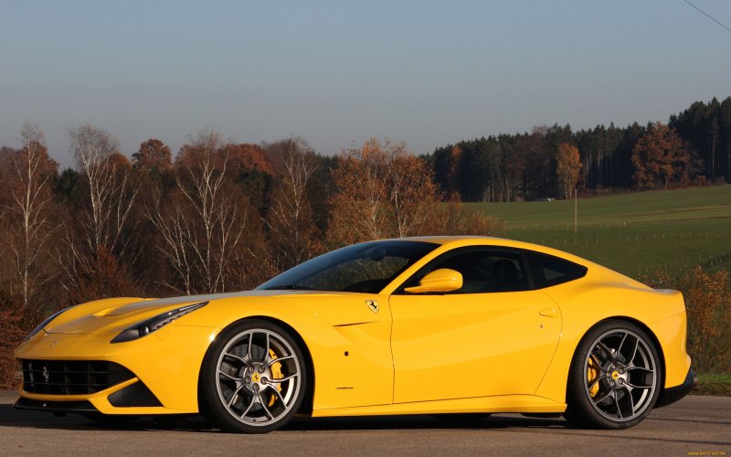 Ferrari f12 Berlinetta Yellow