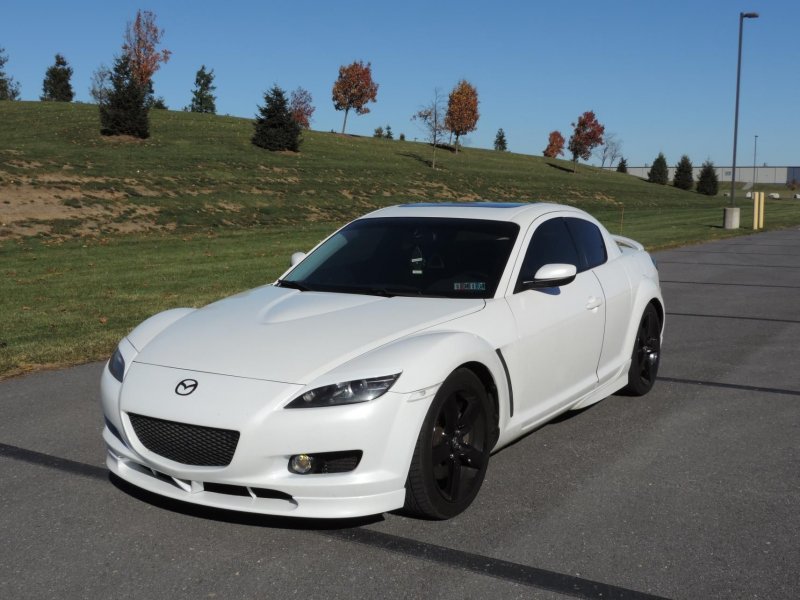 Mazda rx8 белая