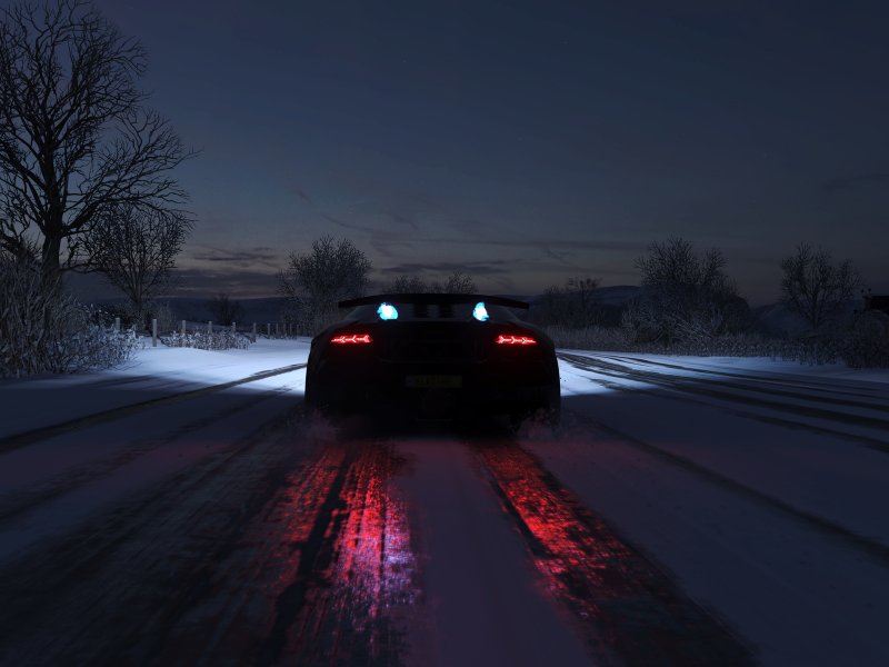 Forza Horizon 4 зима ночь