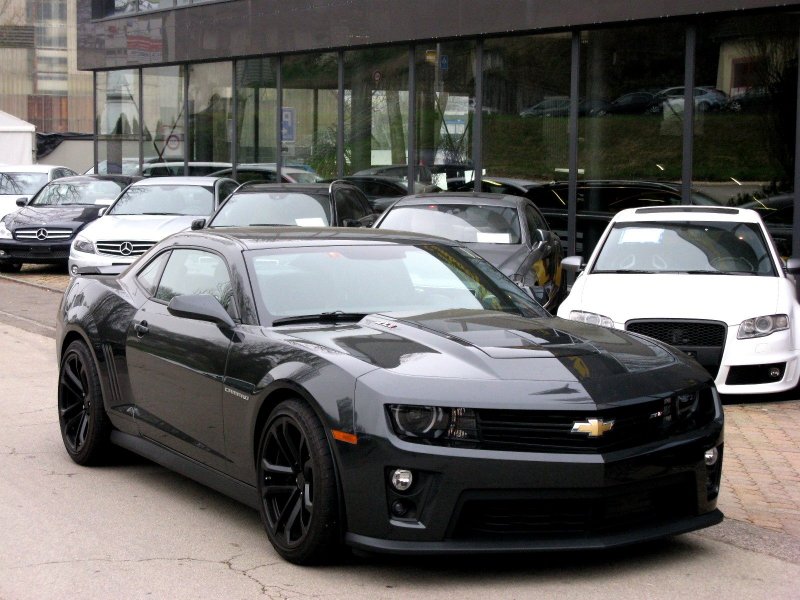 Chevrolet Camaro zl1 матовый черный