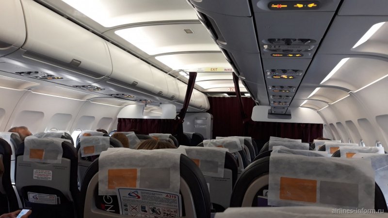 Airbus a320 салон