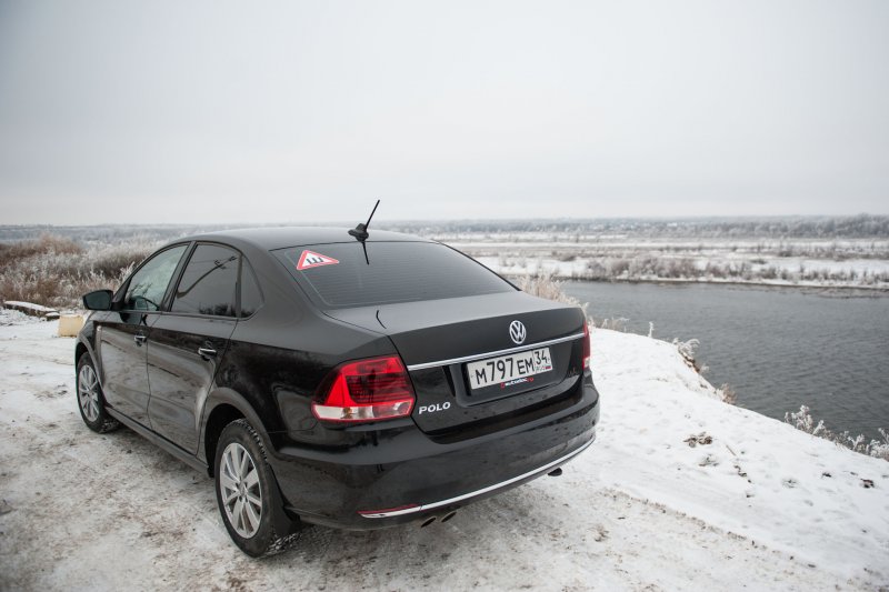 Volkswagen Polo sedan черный