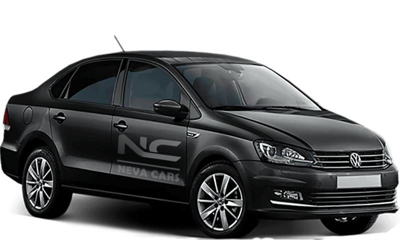 Volkswagen Polo sedan 2011 чёрный