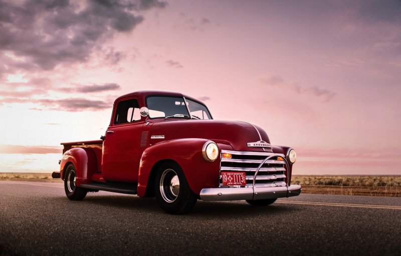 Chevrolet Pickup Truck Red