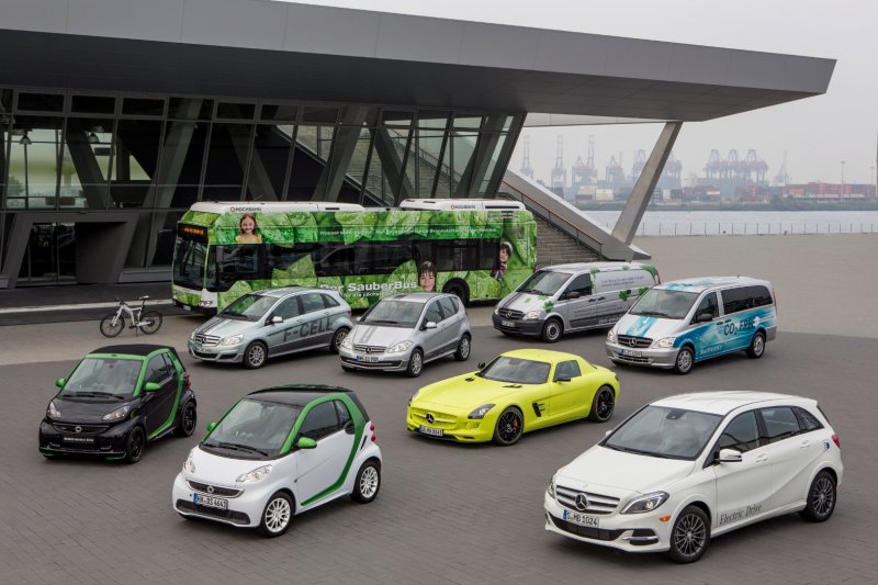 New Electric car Даймлер