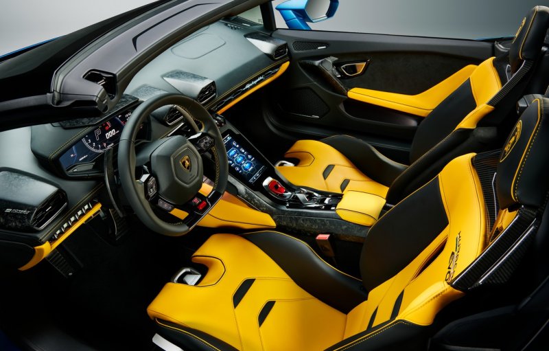 Lamborghini Huracan EVO салон