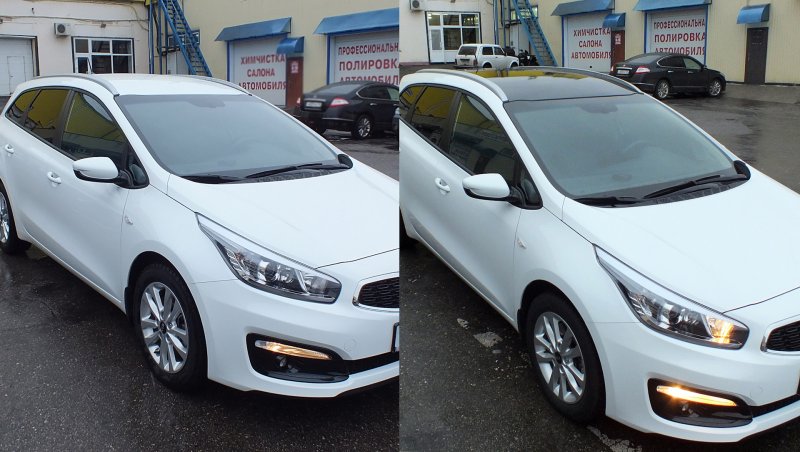 Kia Ceed SW черная крыша