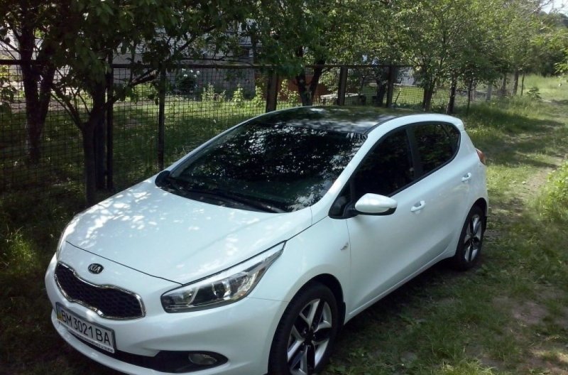 Kia Ceed 2013 белая