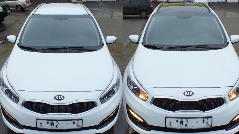 Kia Ceed JD 2013 чёрная крыша