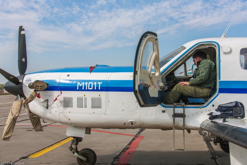 Самолёт м-101т «Гжель» кабина