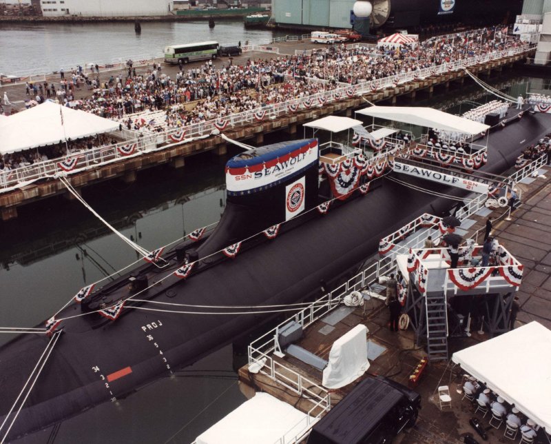 USS SSN-21 Sea Wolf Attack Submarine