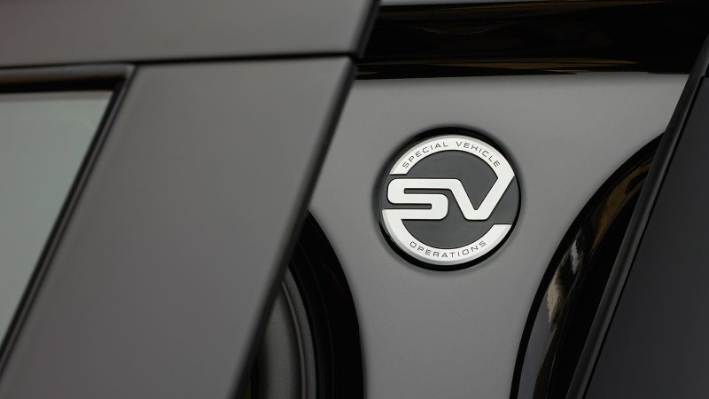 Шильдик Рендж Ровер SV