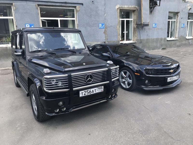 Камаро Шевроле и Гелендваген