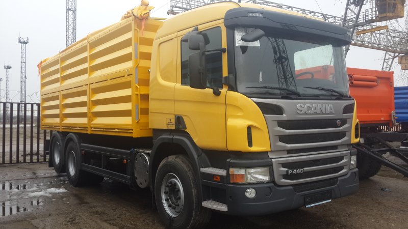 Scania p440 зерновоз