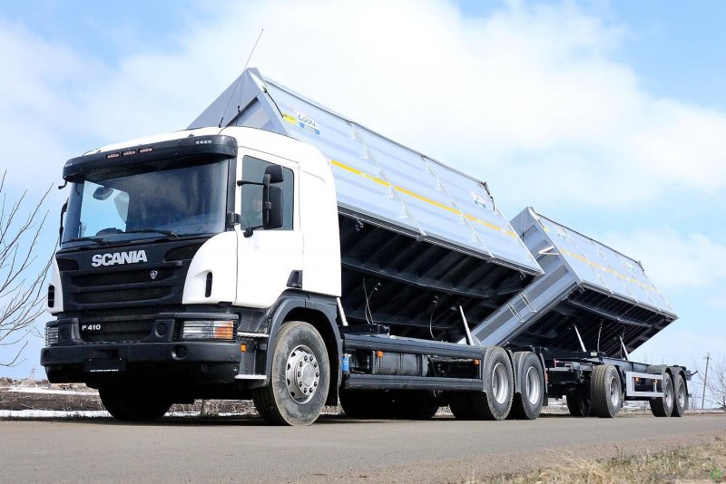 Scania p6x400 зерновоз