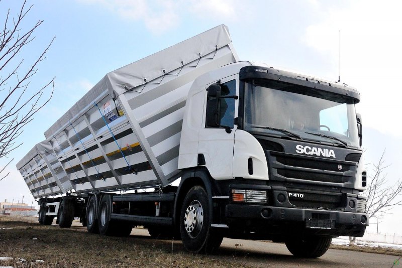 Scania p440 зерновоз