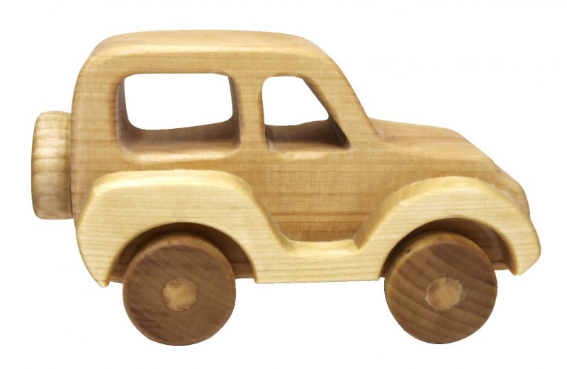 Деревянная игрушка машинка