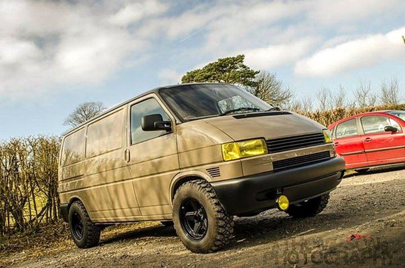 VW t4 Tuning белый