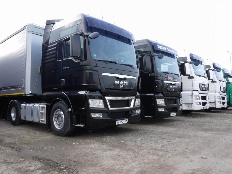 Man TGX 18.440 С прицепом