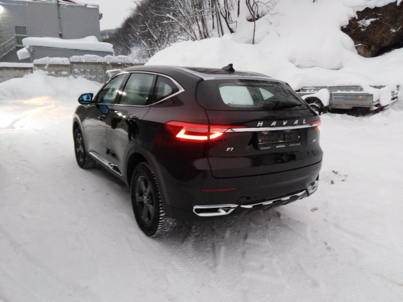 Дефлектор капота (евро крепеж) Haval f7_f7x 2019- кроссовер