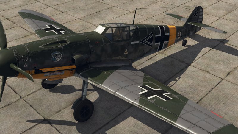 Bf 109 камуфляж