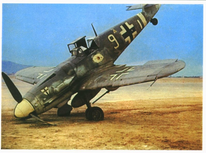 Самолёт Мессершмитт bf-109 g-6 Альфреда Гриславски