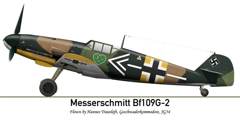 Messerschmitt bf.109 f-2 JG-54