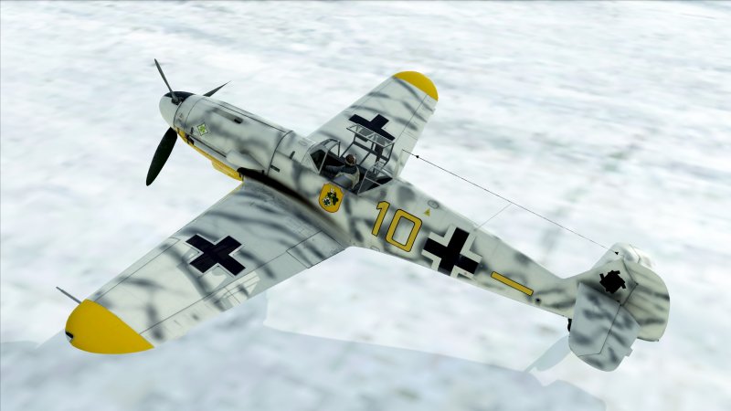 Messerschmitt bf.109 зимний камуфляж
