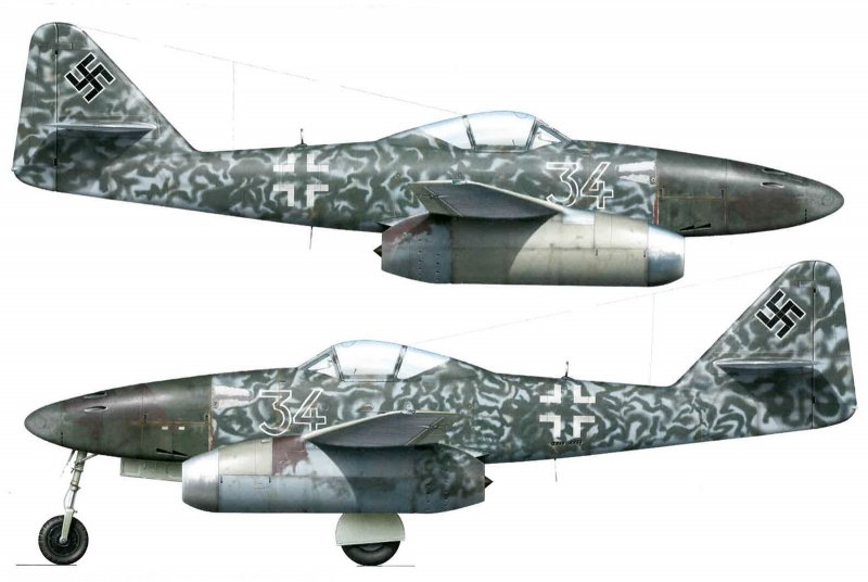 Messerschmitt me.262 камуфляж