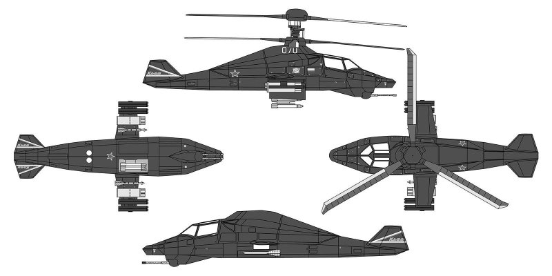 Ка-58 Revell схема окраски